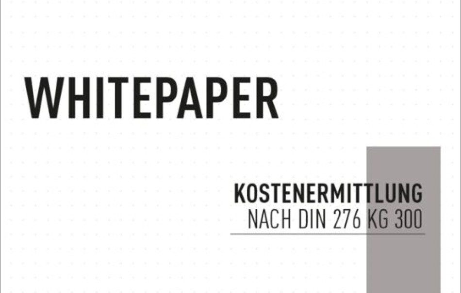 Mengen- und Kostenermittlung nach DIN 276