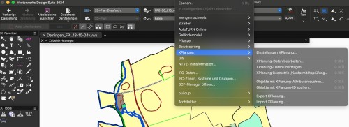 XPlanung in Vectorworks